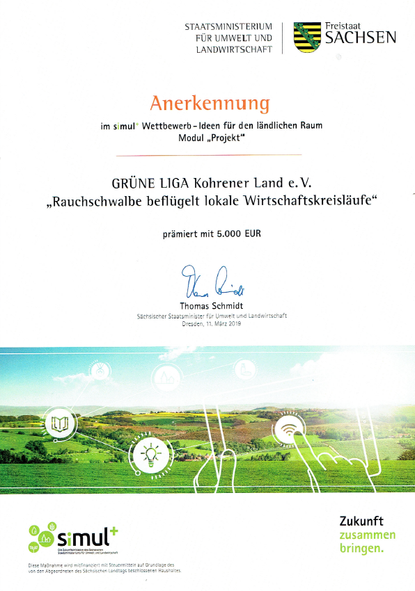 2019 03 11 SMUL Anerkennung GLKL