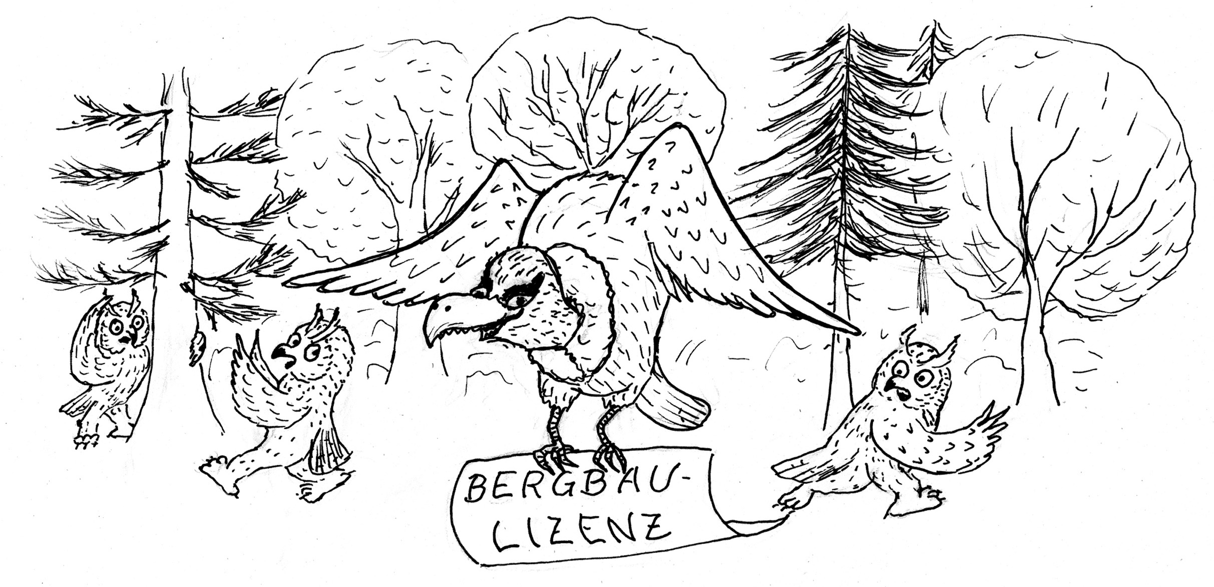 Uhus fliehen vor dem Mummum (c) Jens Weber