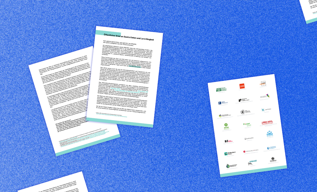 Offener Brief an Saskia Esken und Lars Klingbeil