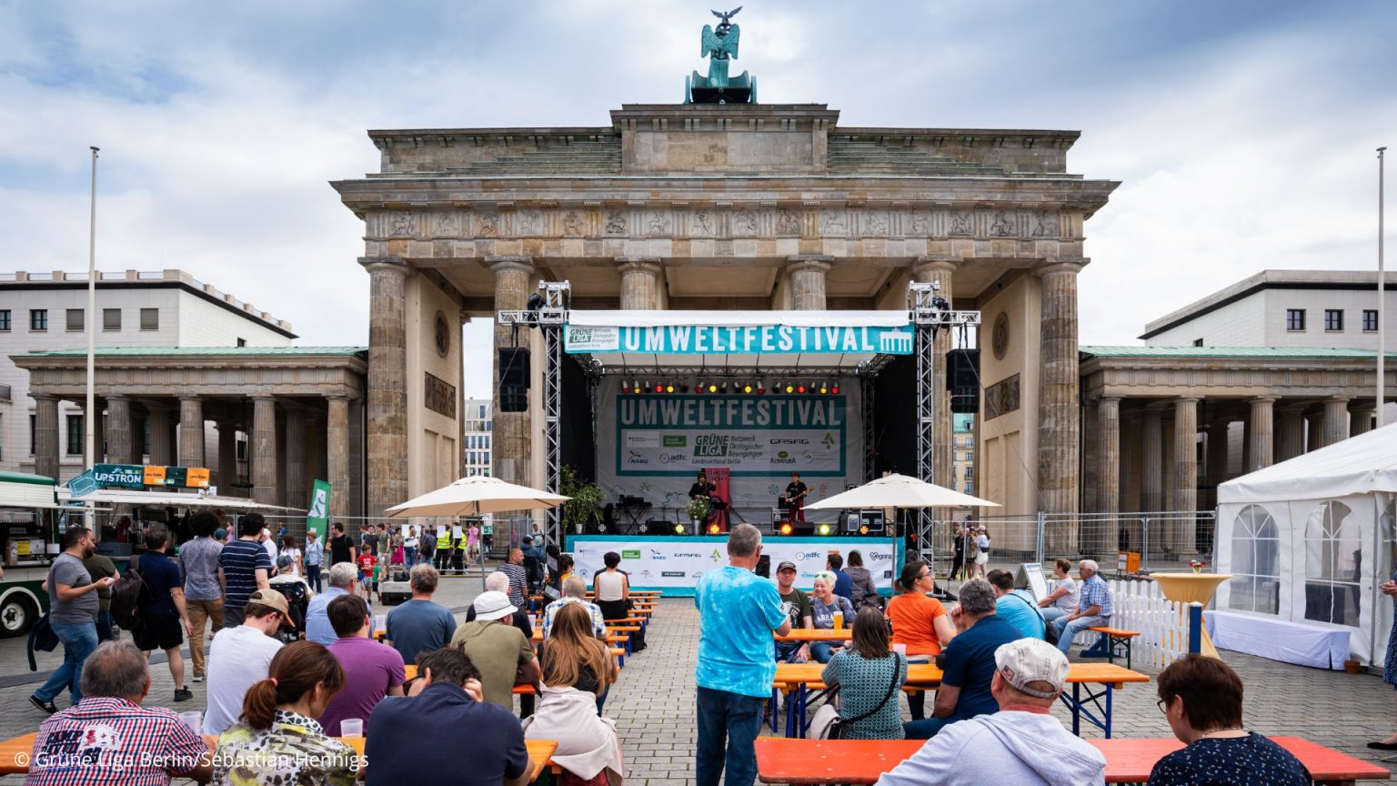 Bühne des Umweltfestivals